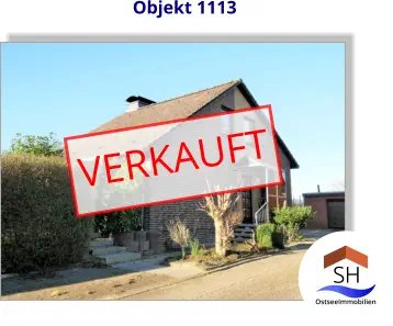 OstseeImmobilien SH  Objekt 1113 VERKAUFT
