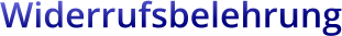 Widerrufsbelehrung
